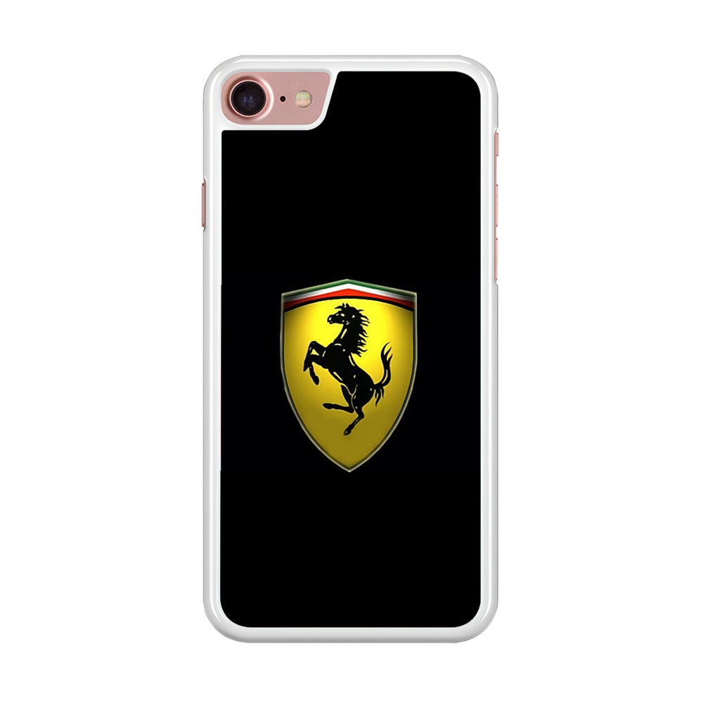 Ferrari Logo Black iPhone 8 Case