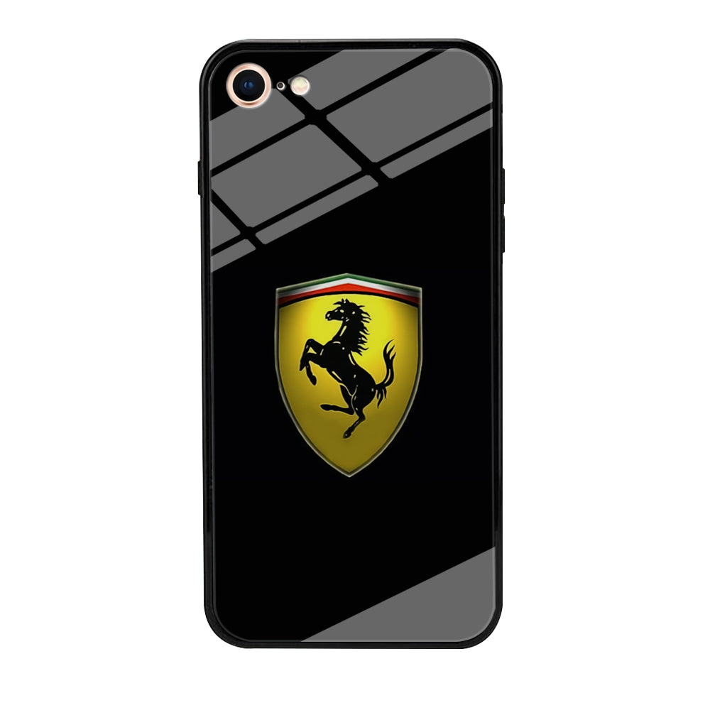 Ferrari Logo Black iPhone 8 Case