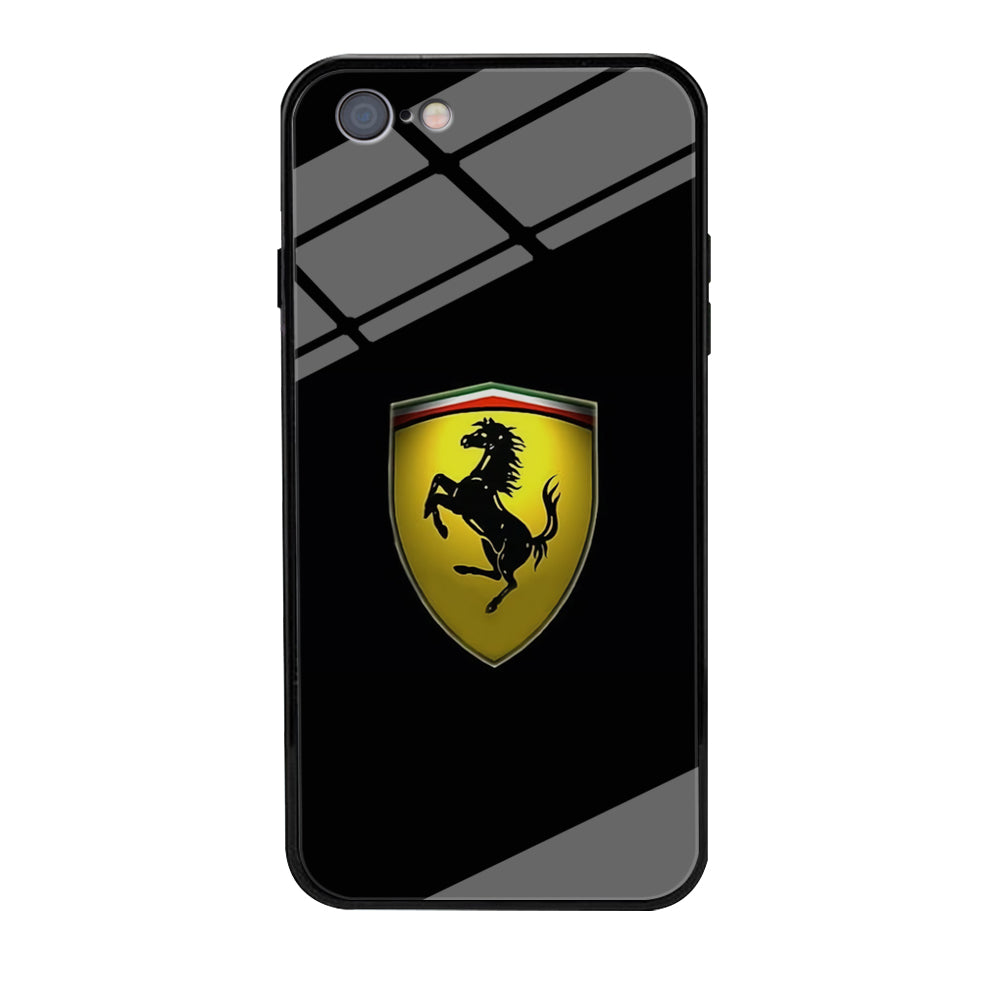 Ferrari Logo Black iPhone 6 Plus | 6s Plus Case