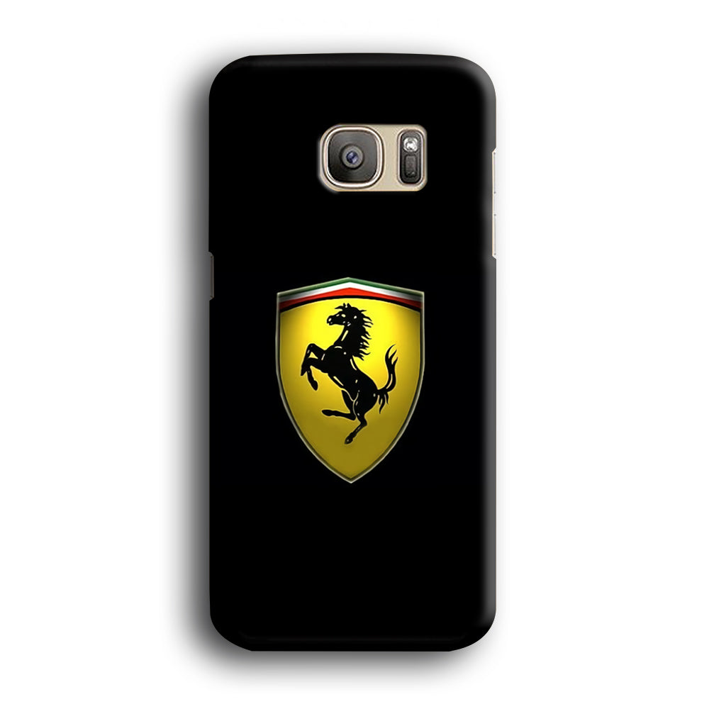 Ferrari Logo Black Samsung Galaxy S7 Case