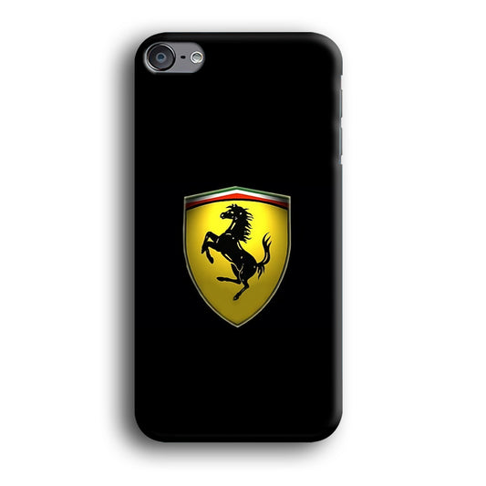 Ferrari Logo Black iPod Touch 6 Case