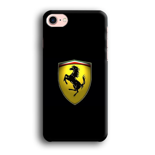 Ferrari Logo Black iPhone 8 Case