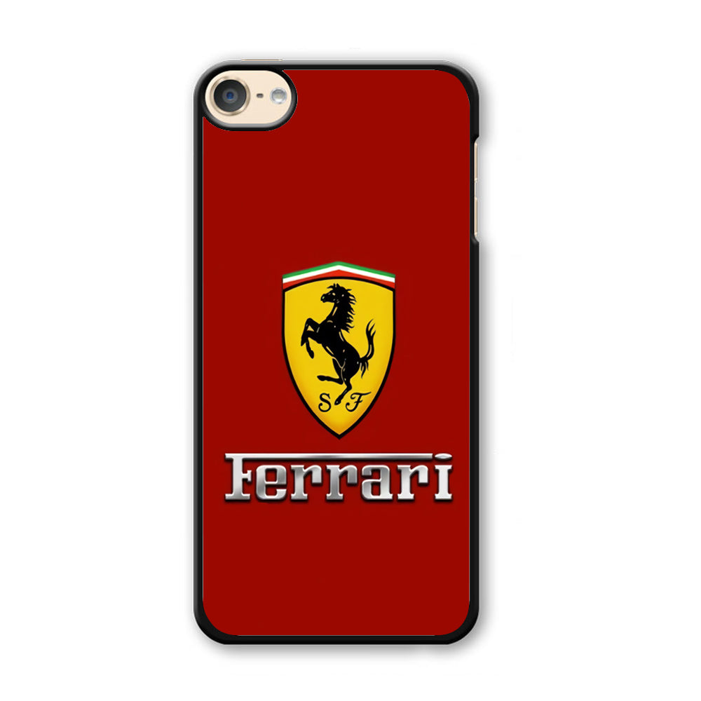 Ferrari Logo Red 001 iPod Touch 6 Case