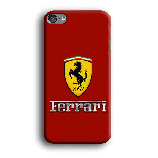 Ferrari Logo Red 001 iPod Touch 6 Case