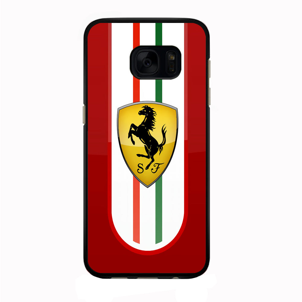 Ferrari Logo Red 002 Samsung Galaxy S7 Case