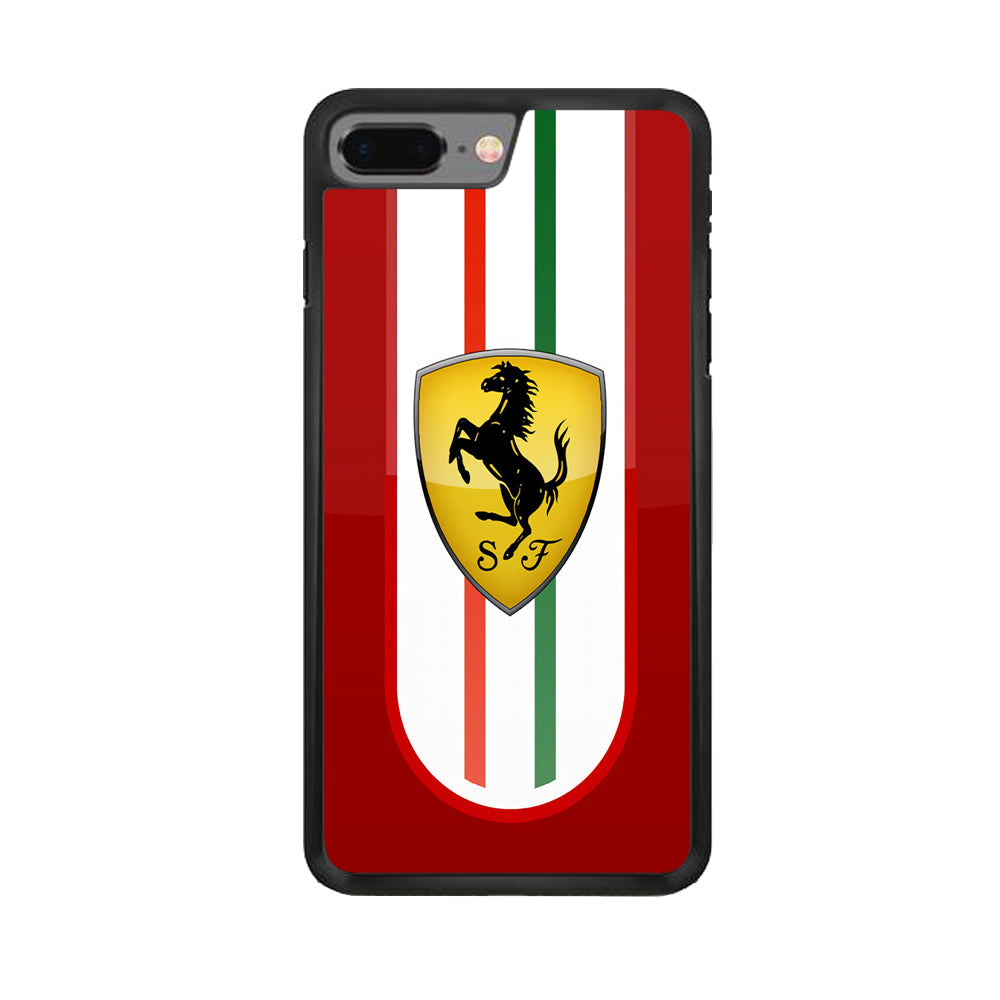 Ferrari Logo Red 002 iPhone 8 Plus Case