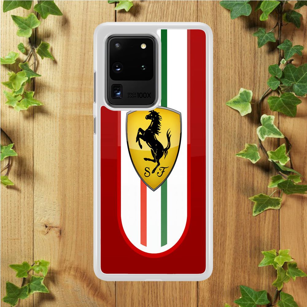 Ferrari Logo Red 002 Samsung Galaxy S20 Ultra Case