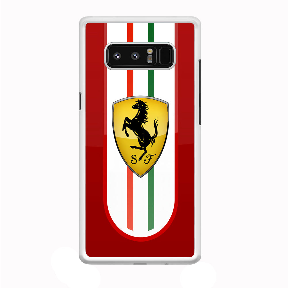 Ferrari Logo Red 002 Samsung Galaxy Note 8 Case