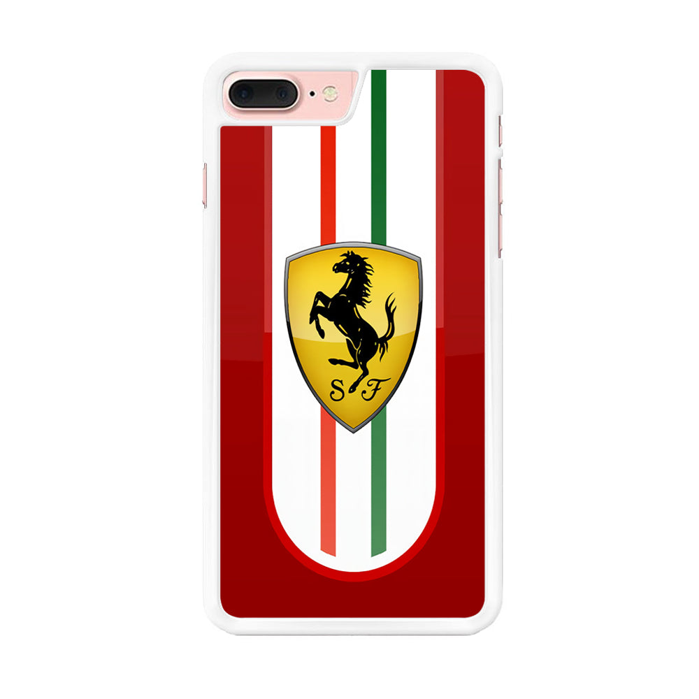 Ferrari Logo Red 002 iPhone 8 Plus Case