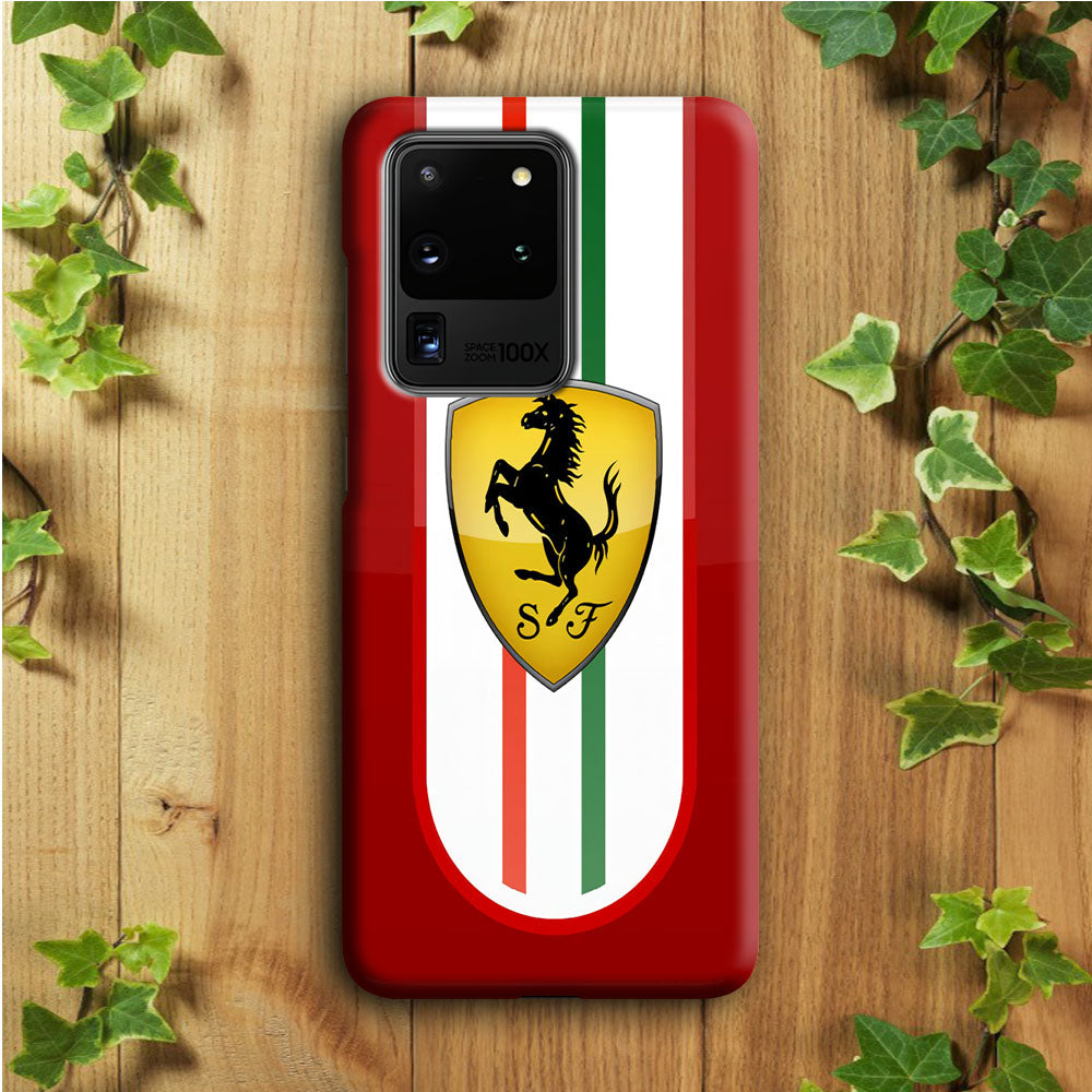 Ferrari Logo Red 002 Samsung Galaxy S20 Ultra Case