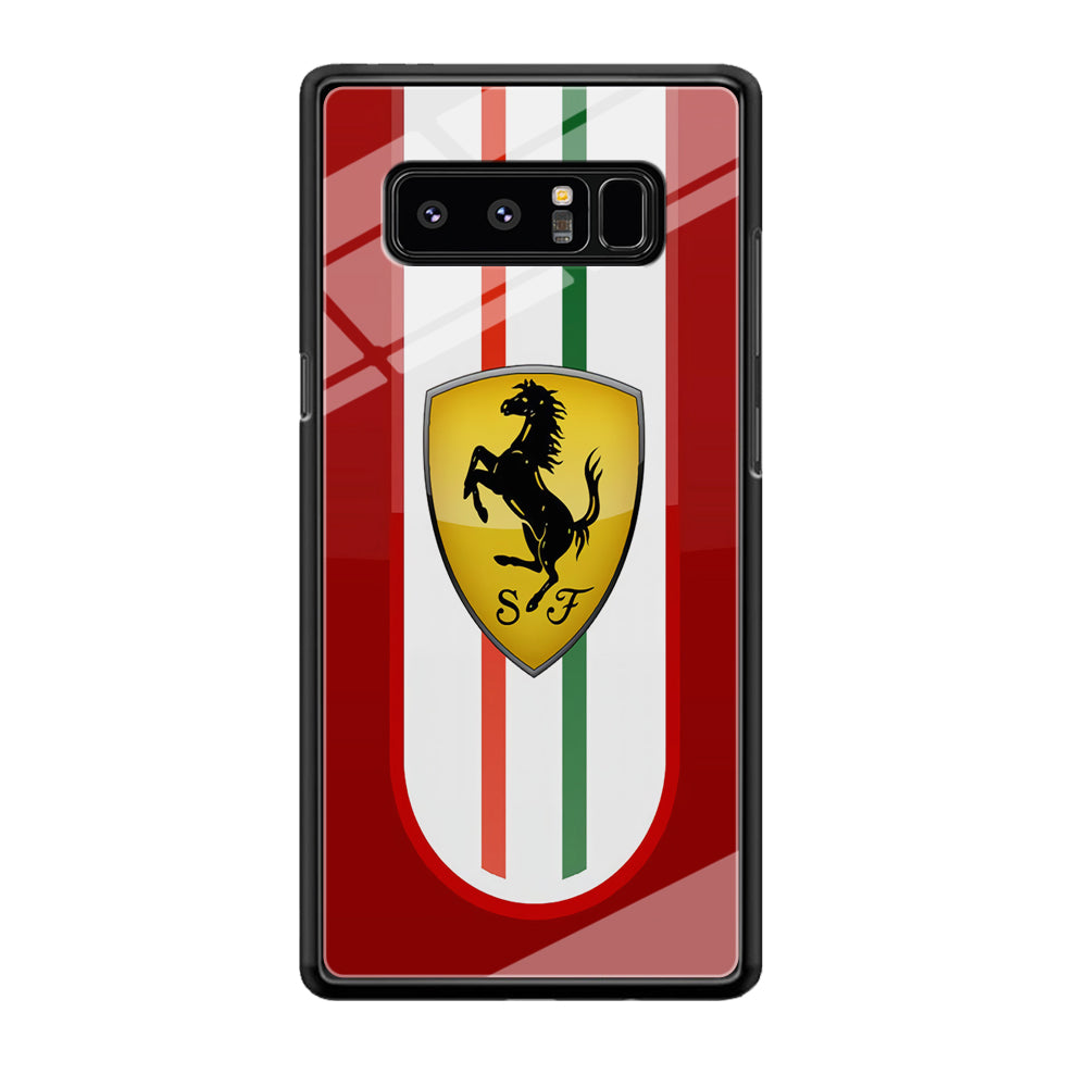 Ferrari Logo Red 002 Samsung Galaxy Note 8 Case
