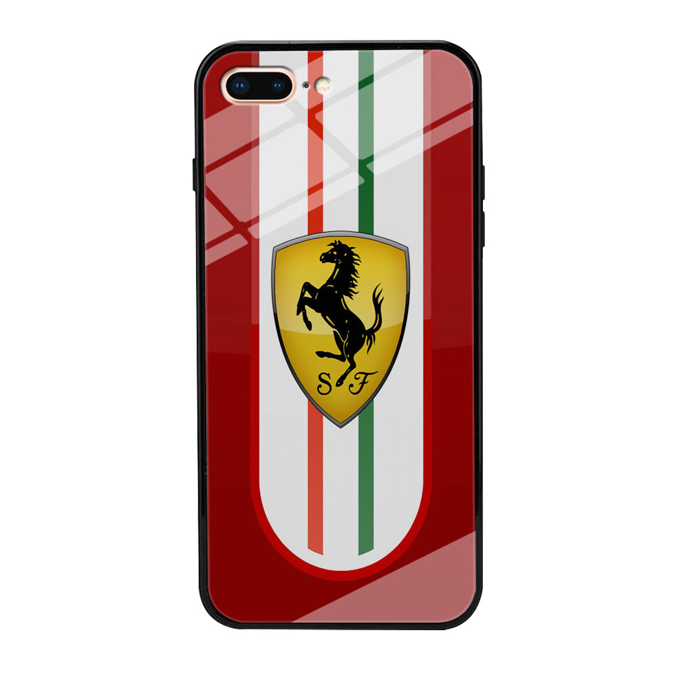 Ferrari Logo Red 002 iPhone 8 Plus Case