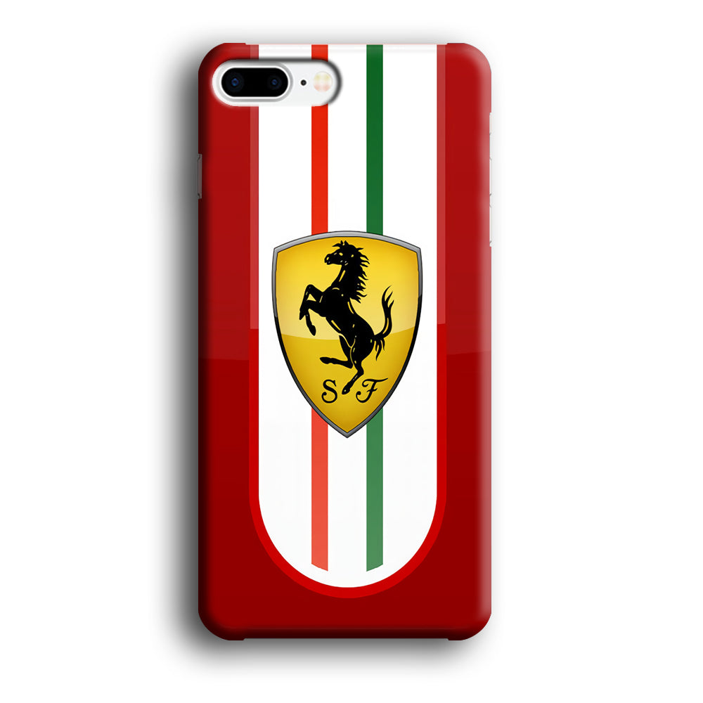 Ferrari Logo Red 002 iPhone 8 Plus Case