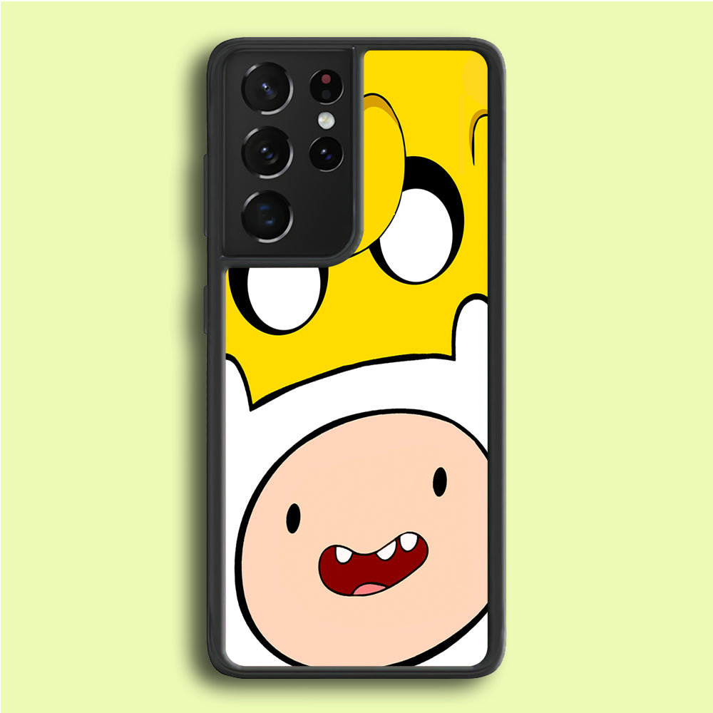 Finn and Jake Adventure Time Samsung Galaxy S21 Ultra Case