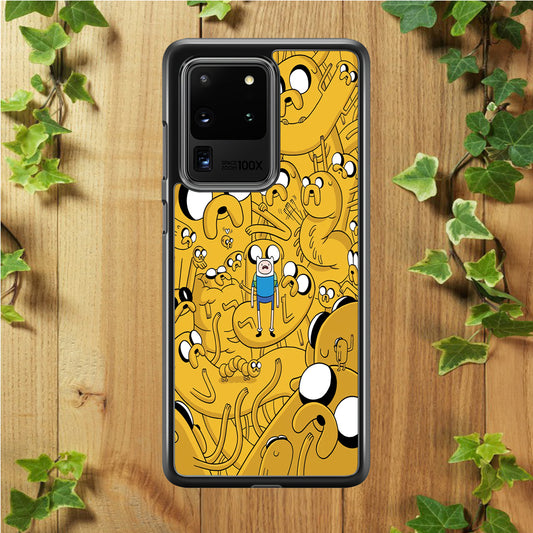 Finn and Jake Doodle Samsung Galaxy S20 Ultra Case