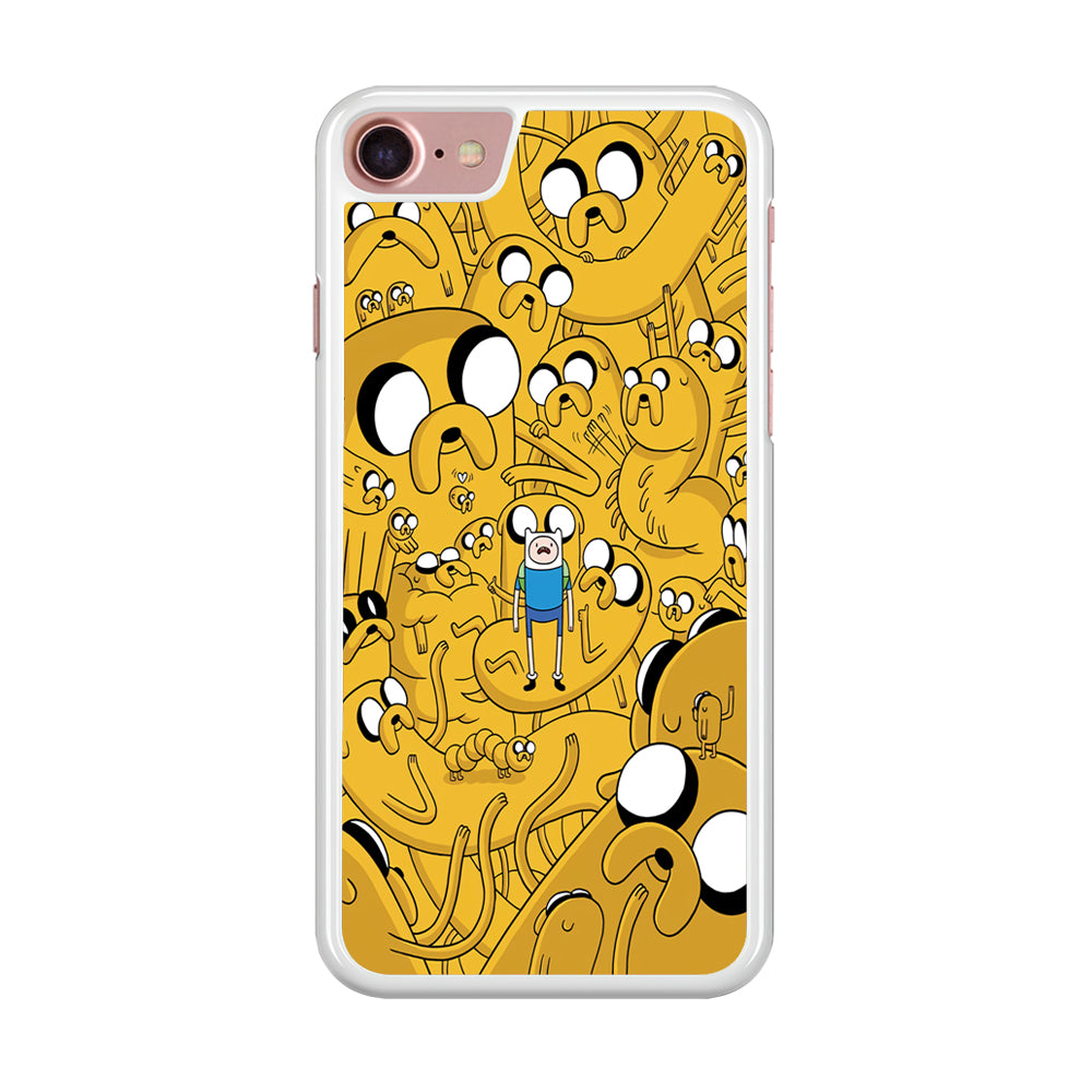 Finn and Jake Doodle iPhone 8 Case