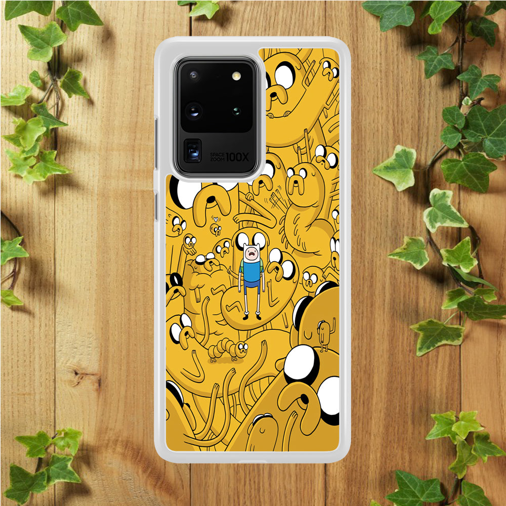 Finn and Jake Doodle Samsung Galaxy S20 Ultra Case