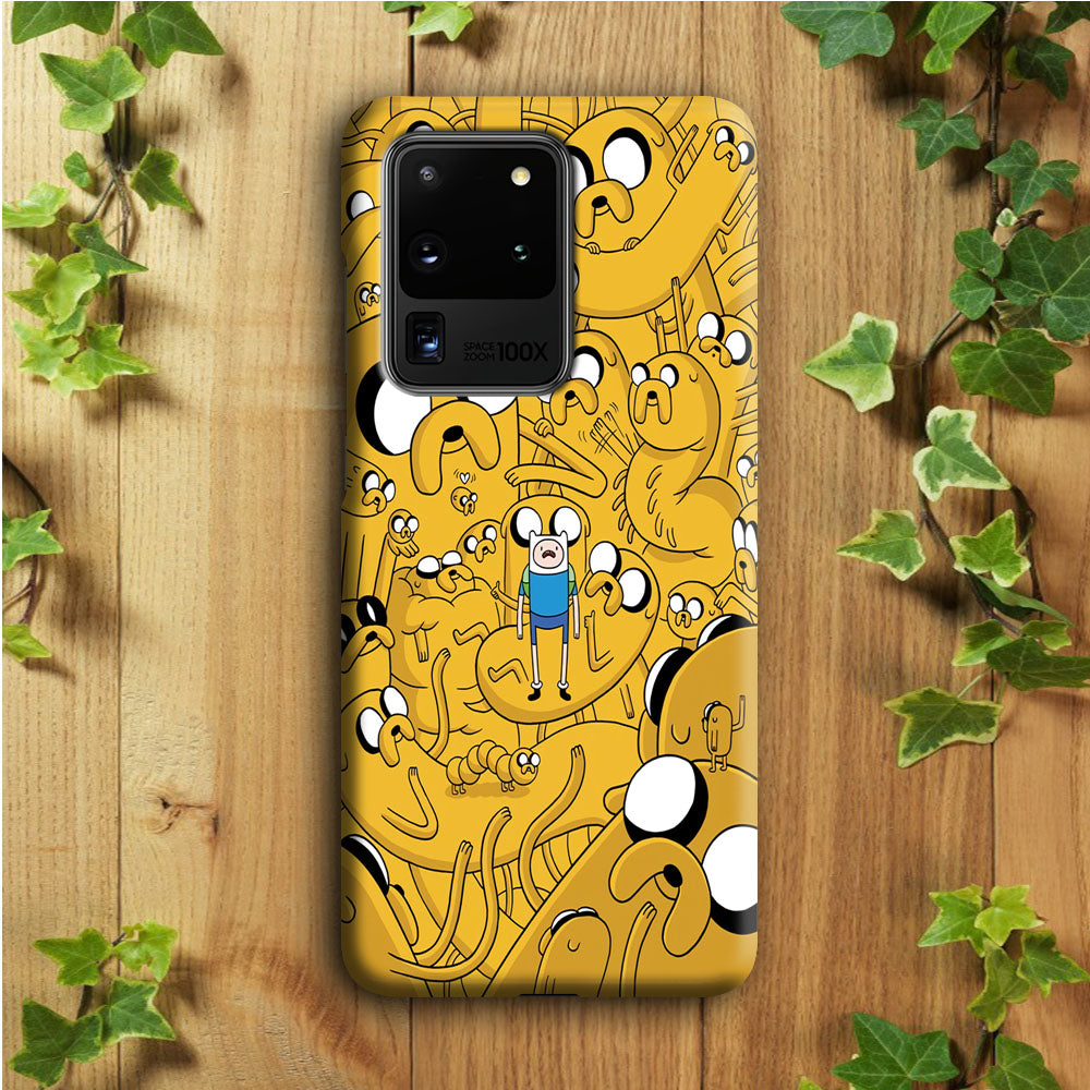 Finn and Jake Doodle Samsung Galaxy S20 Ultra Case