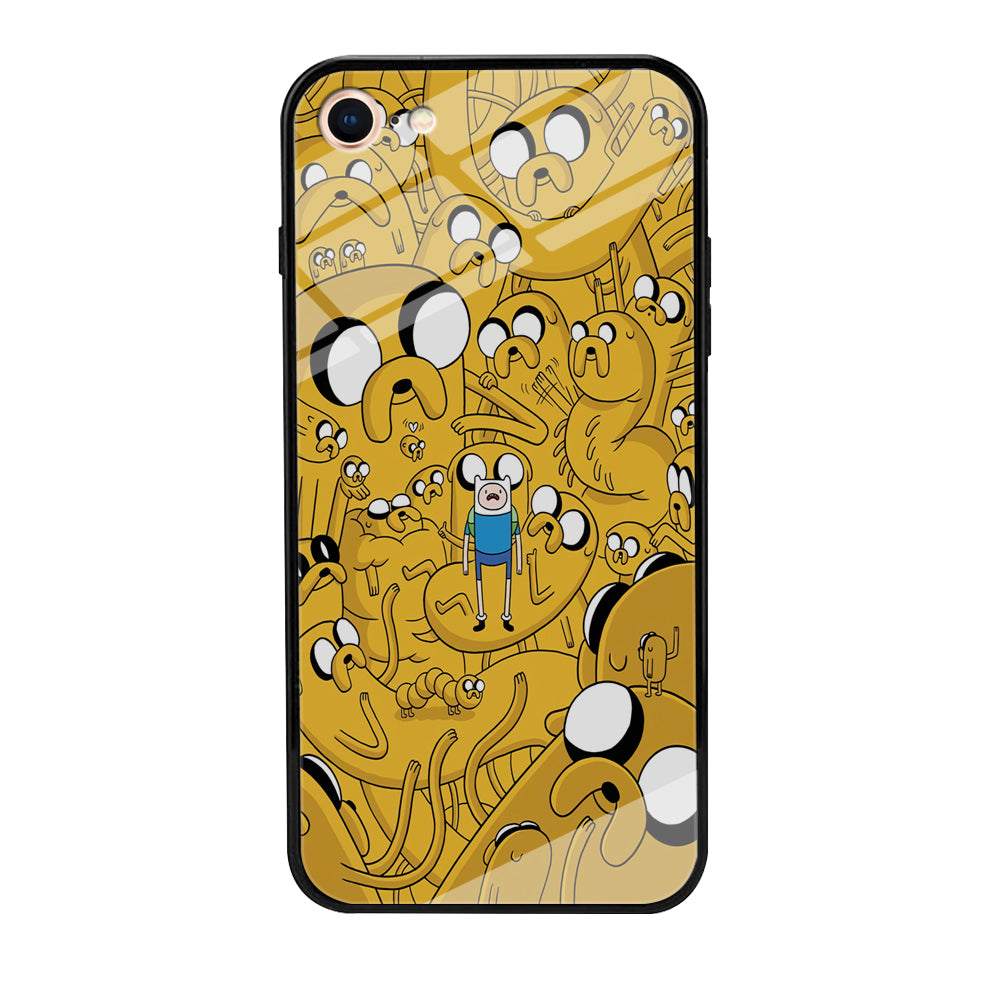 Finn and Jake Doodle iPhone 8 Case