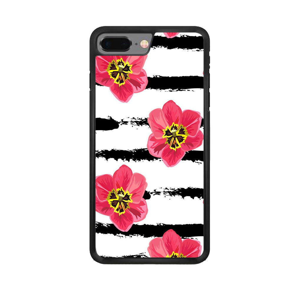 Flower Painting Streak iPhone 8 Plus Case