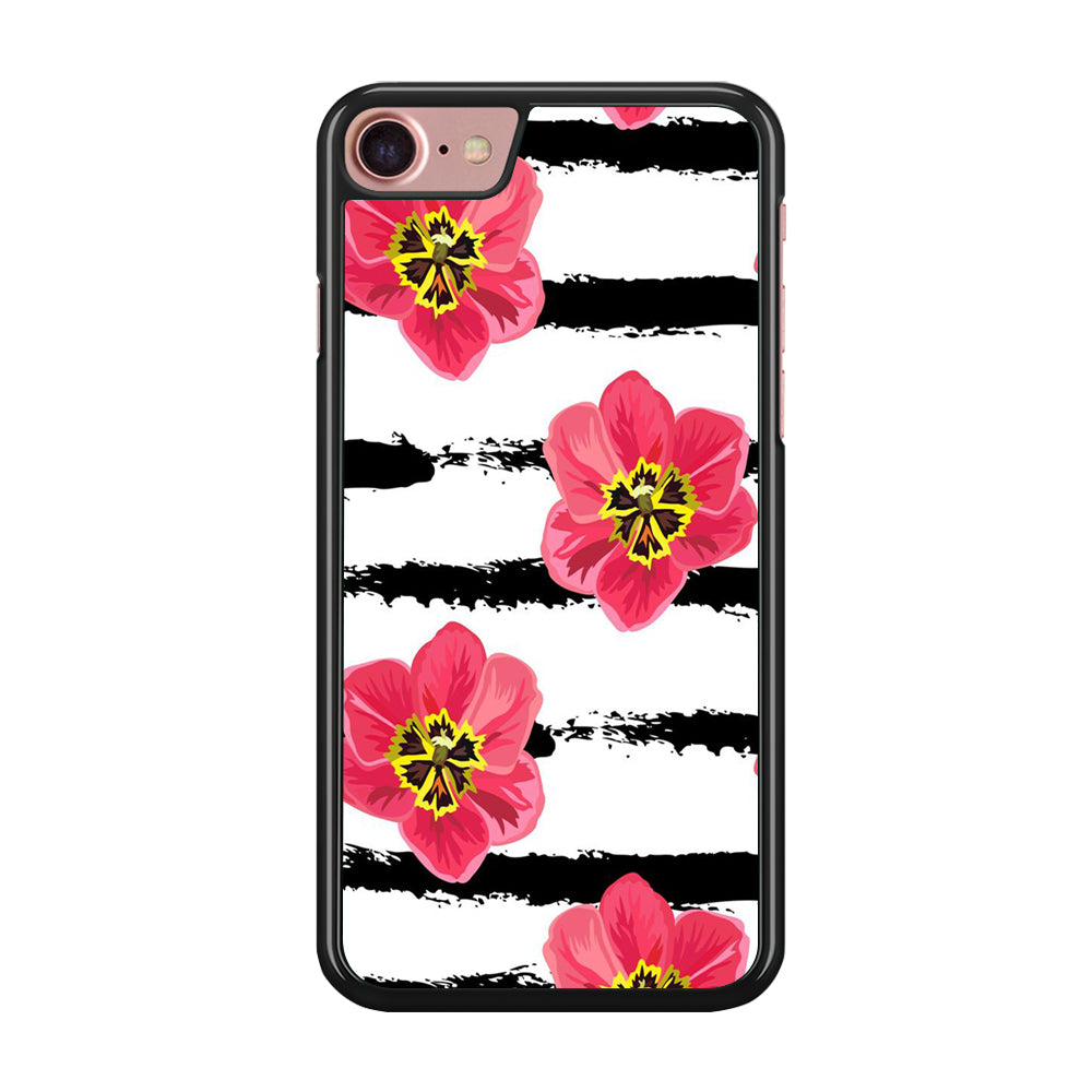 Flower Painting Streak iPhone 8 Case