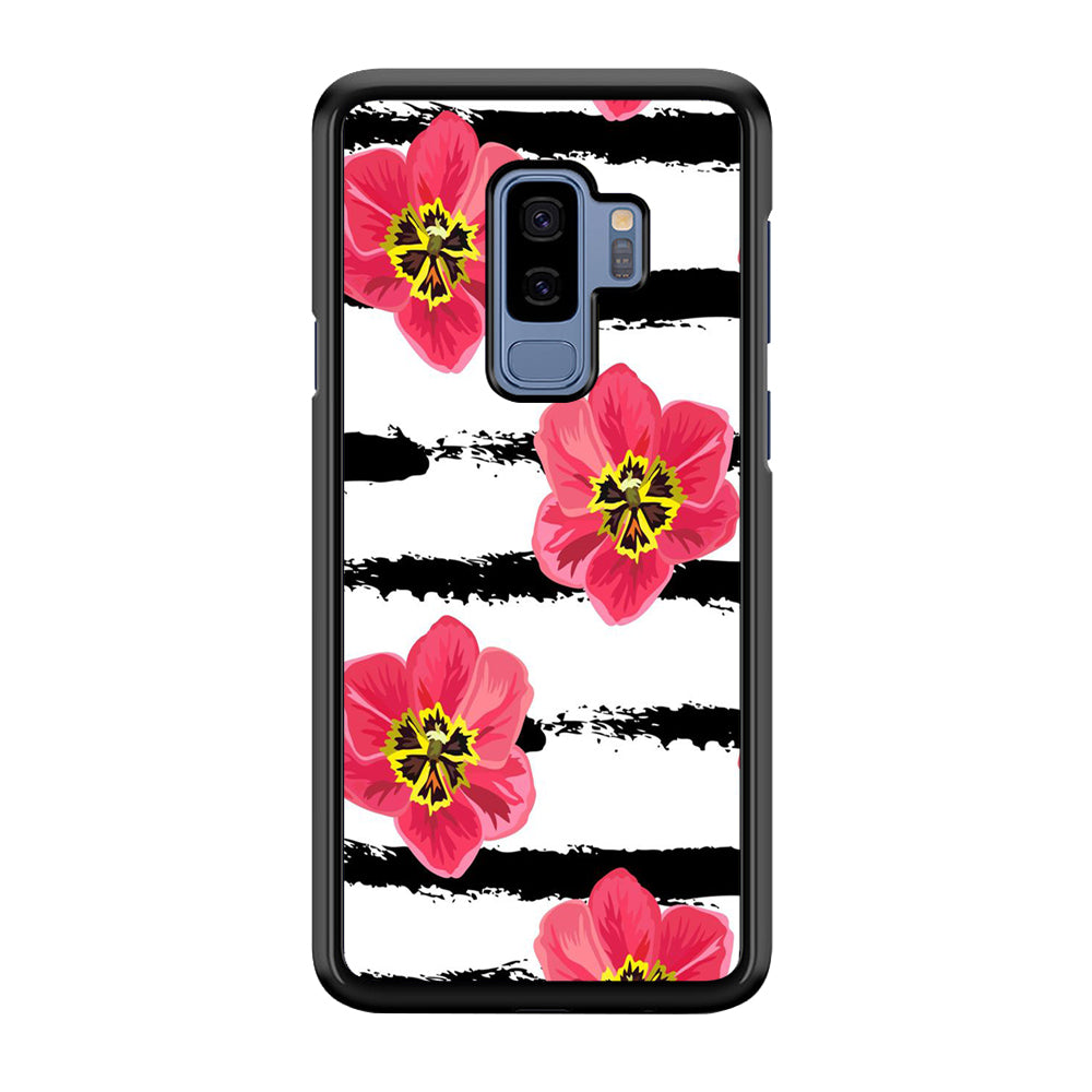 Flower Painting Streak Samsung Galaxy S9 Plus Case