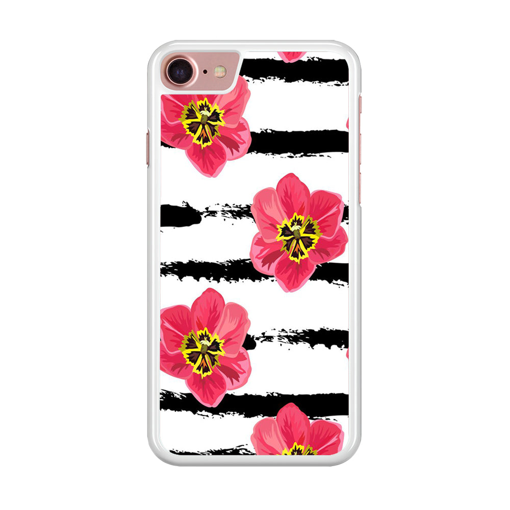 Flower Painting Streak iPhone 8 Case