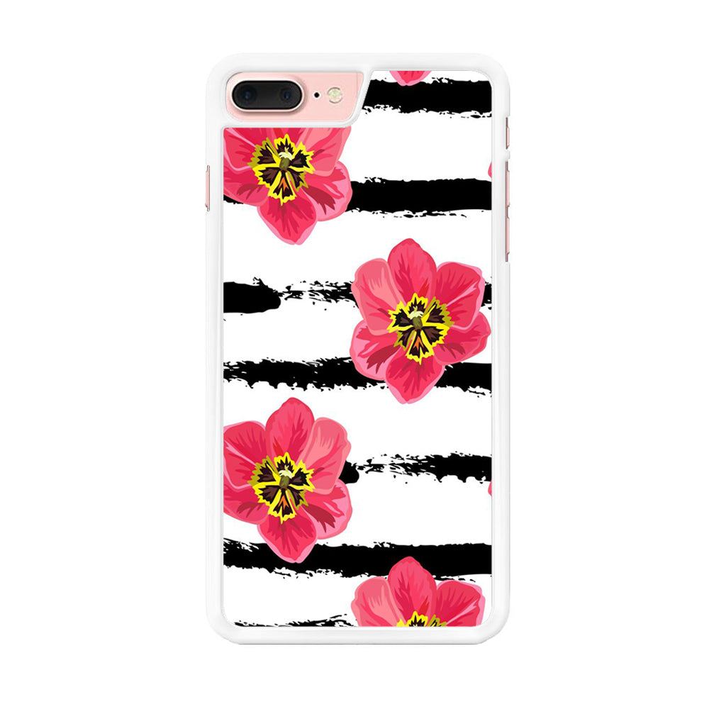 Flower Painting Streak iPhone 8 Plus Case