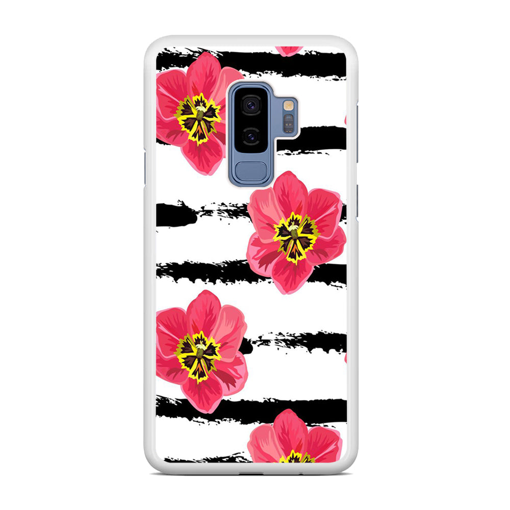 Flower Painting Streak Samsung Galaxy S9 Plus Case