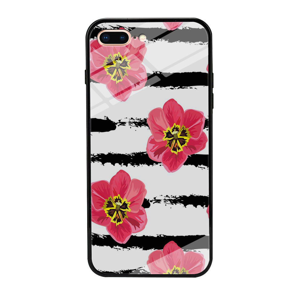 Flower Painting Streak iPhone 8 Plus Case