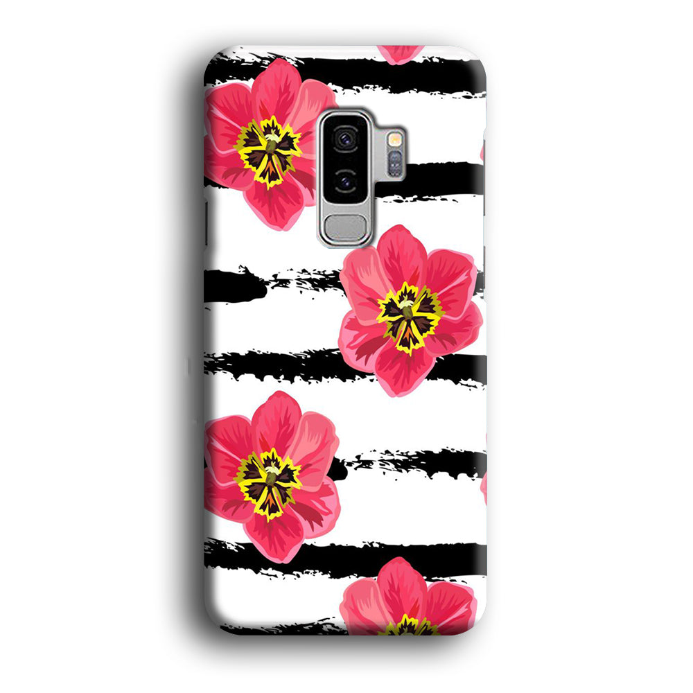 Flower Painting Streak Samsung Galaxy S9 Plus Case