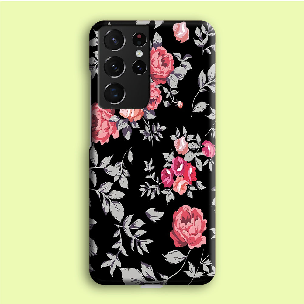 Flower Pattern 004 Samsung Galaxy S21 Ultra Case