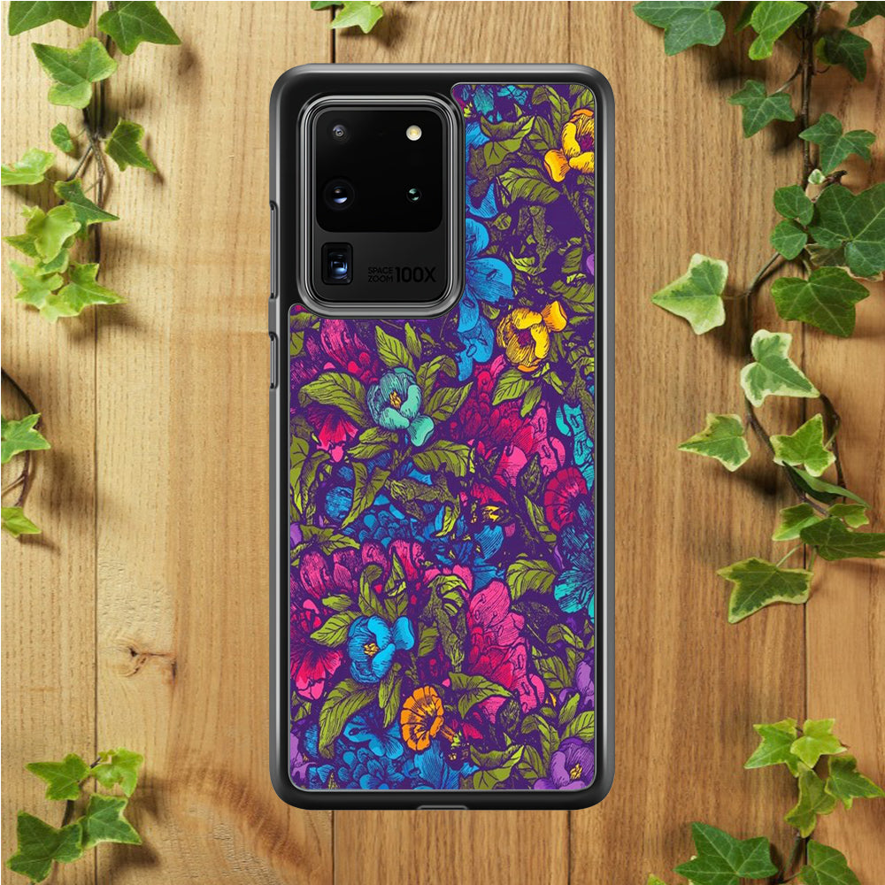 Flower Pattern 005 Samsung Galaxy S20 Ultra Case