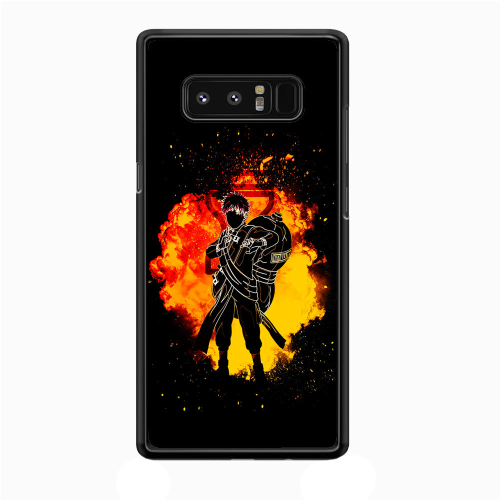 Gaara Silhouette Samsung Galaxy Note 8 Case