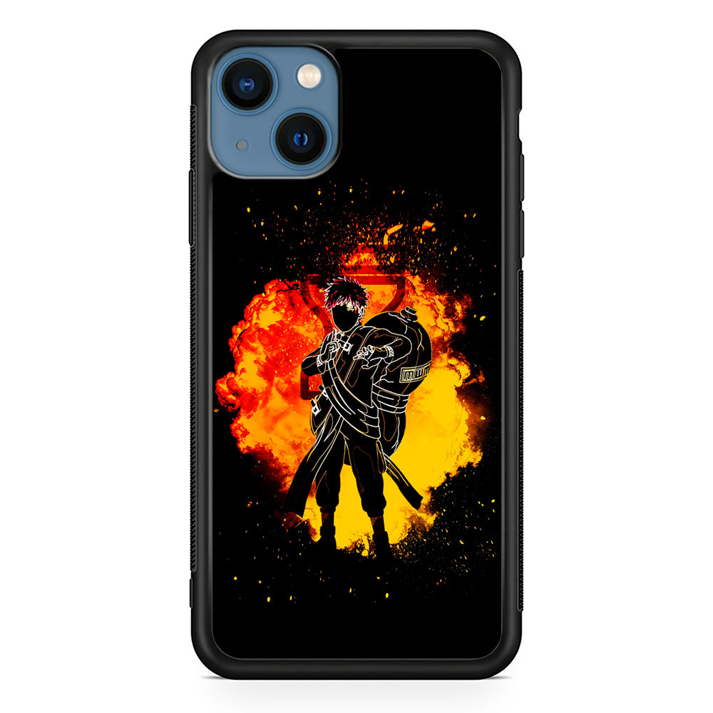 Gaara Silhouette iPhone 13 Case