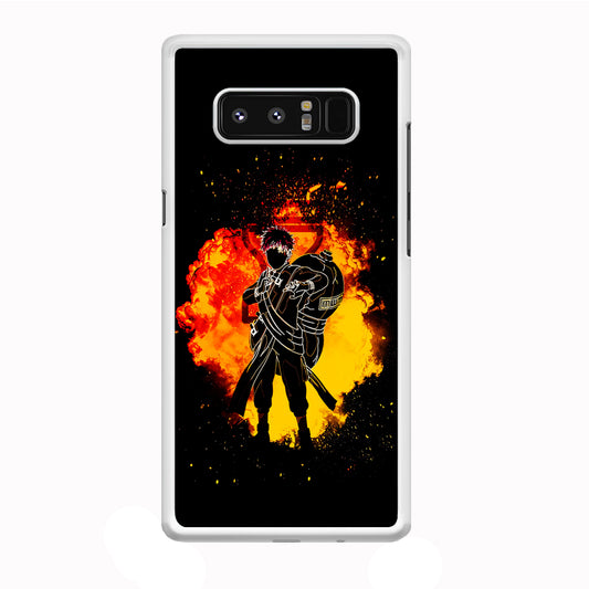 Gaara Silhouette Samsung Galaxy Note 8 Case