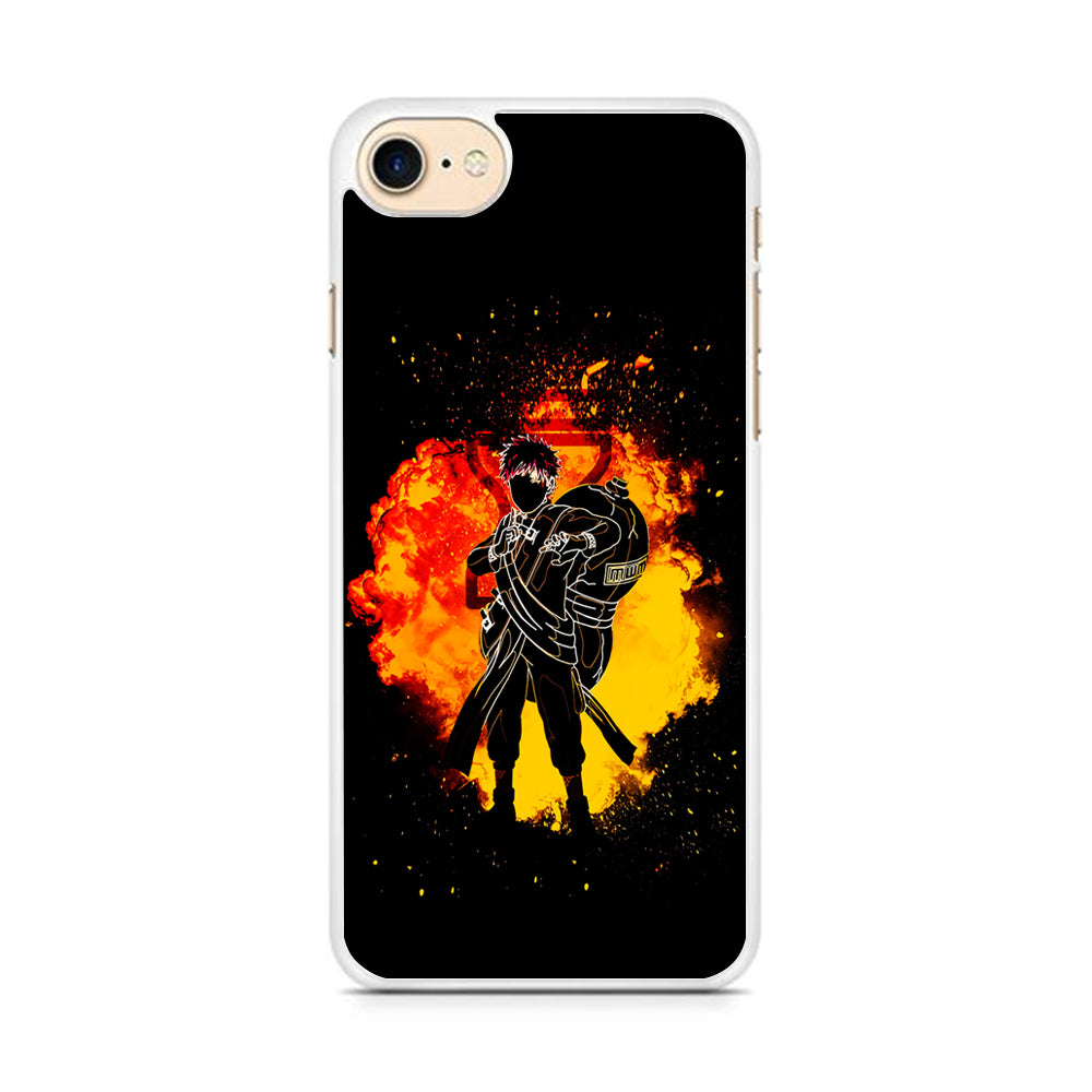 Gaara Silhouette iPhone 8 Case