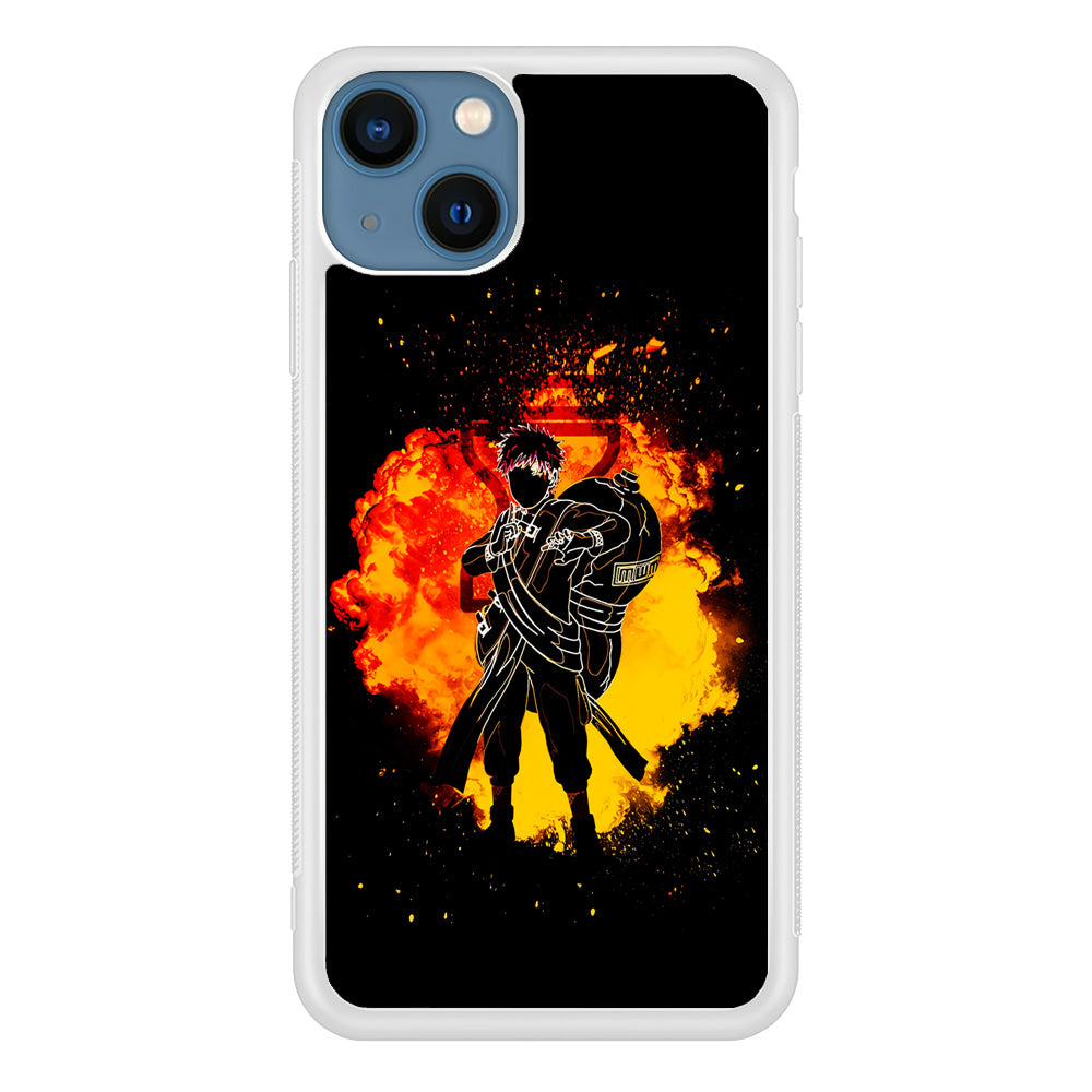 Gaara Silhouette iPhone 13 Case