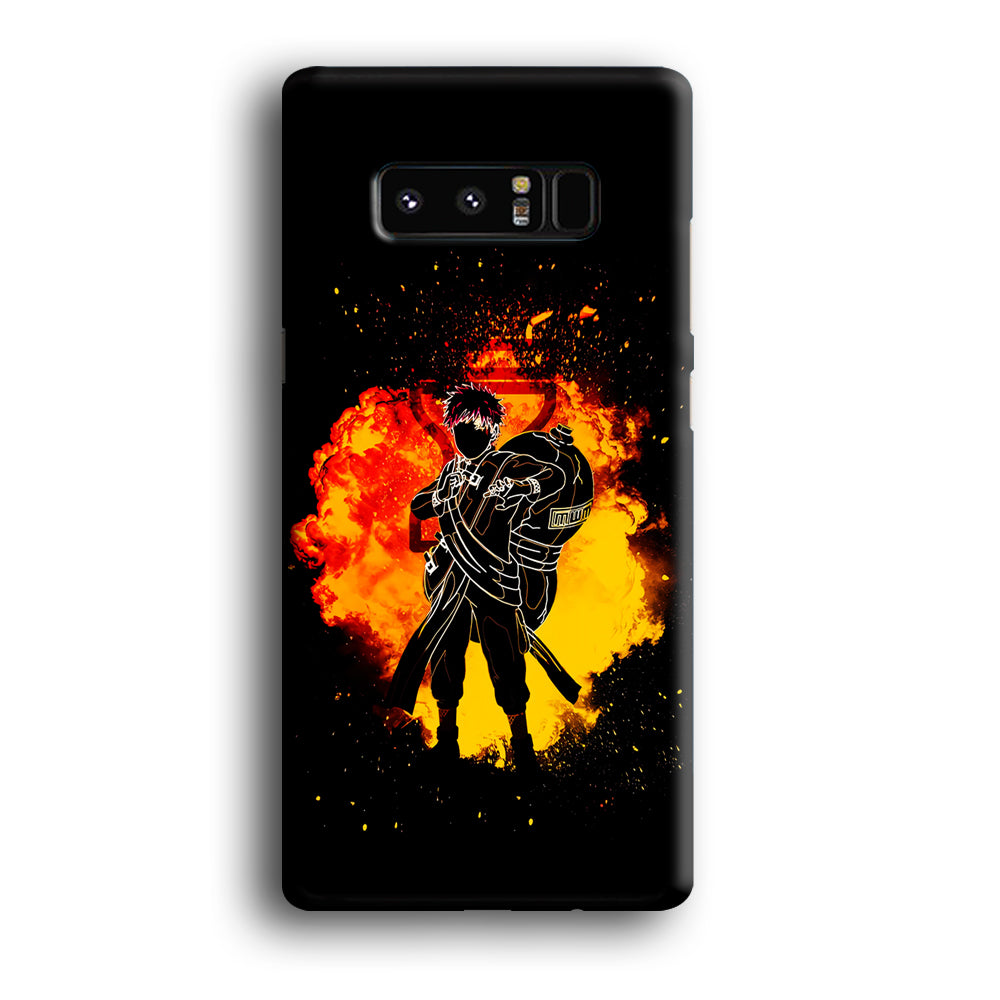 Gaara Silhouette Samsung Galaxy Note 8 Case