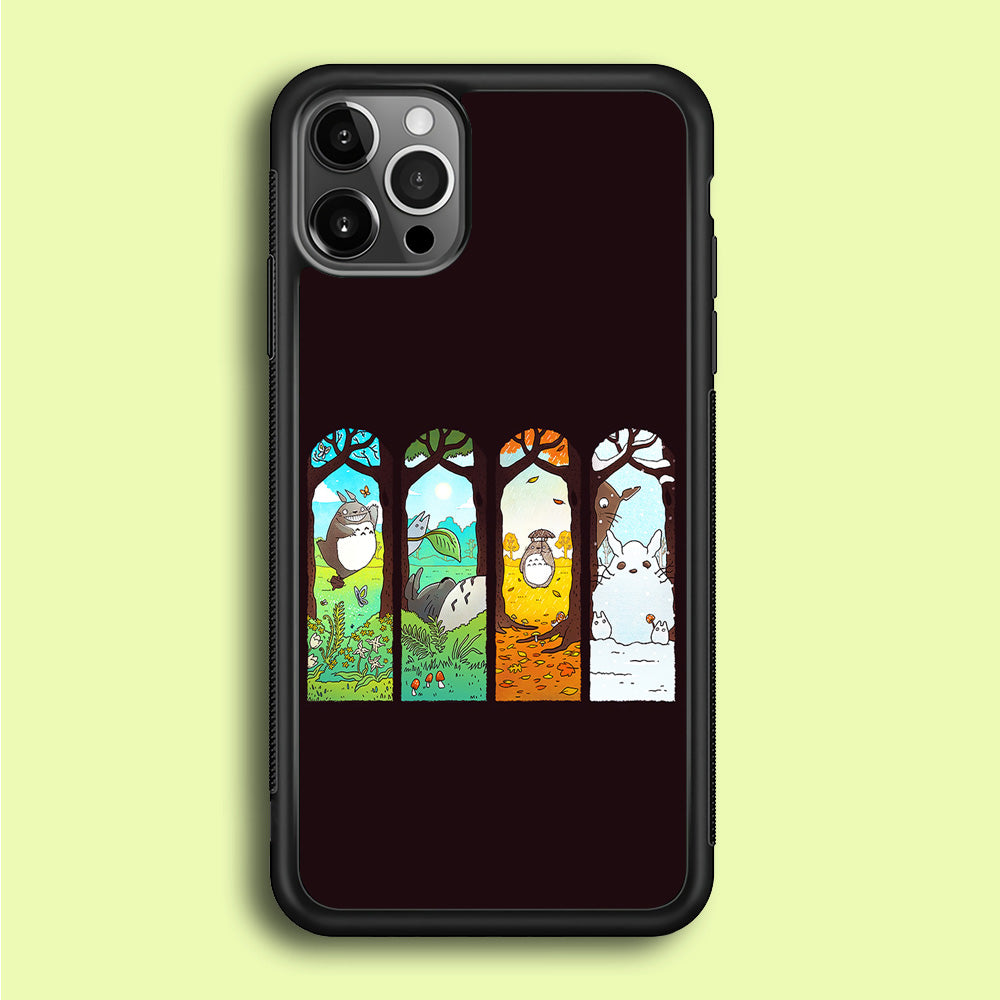 Ghibli Elemental Charms Brown iPhone 12 Pro Max Case