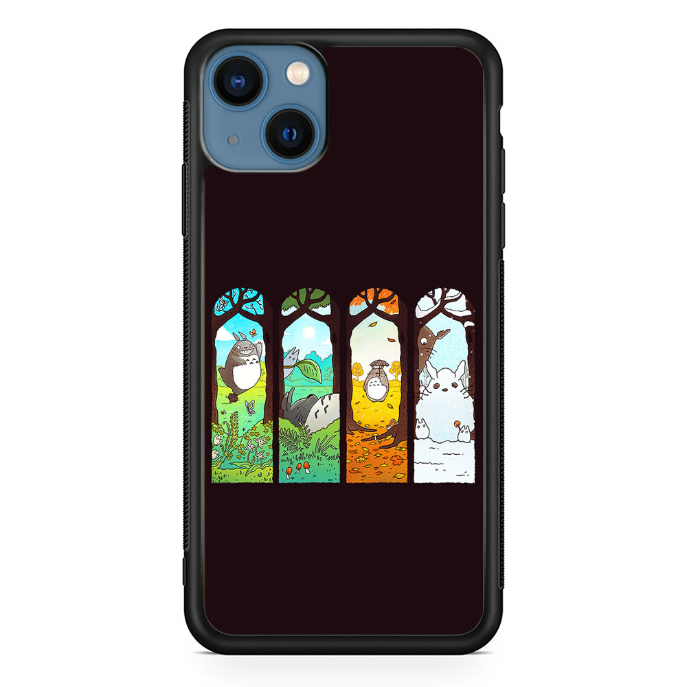 Ghibli Elemental Charms Brown iPhone 13 Pro Case