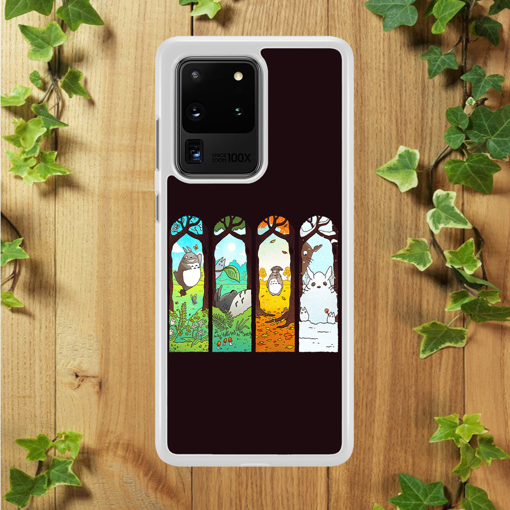 Ghibli Elemental Charms Brown Samsung Galaxy S20 Ultra Case