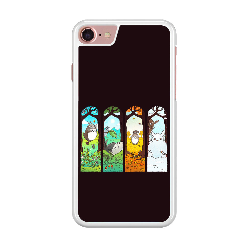 Ghibli Elemental Charms Brown iPhone 8 Case