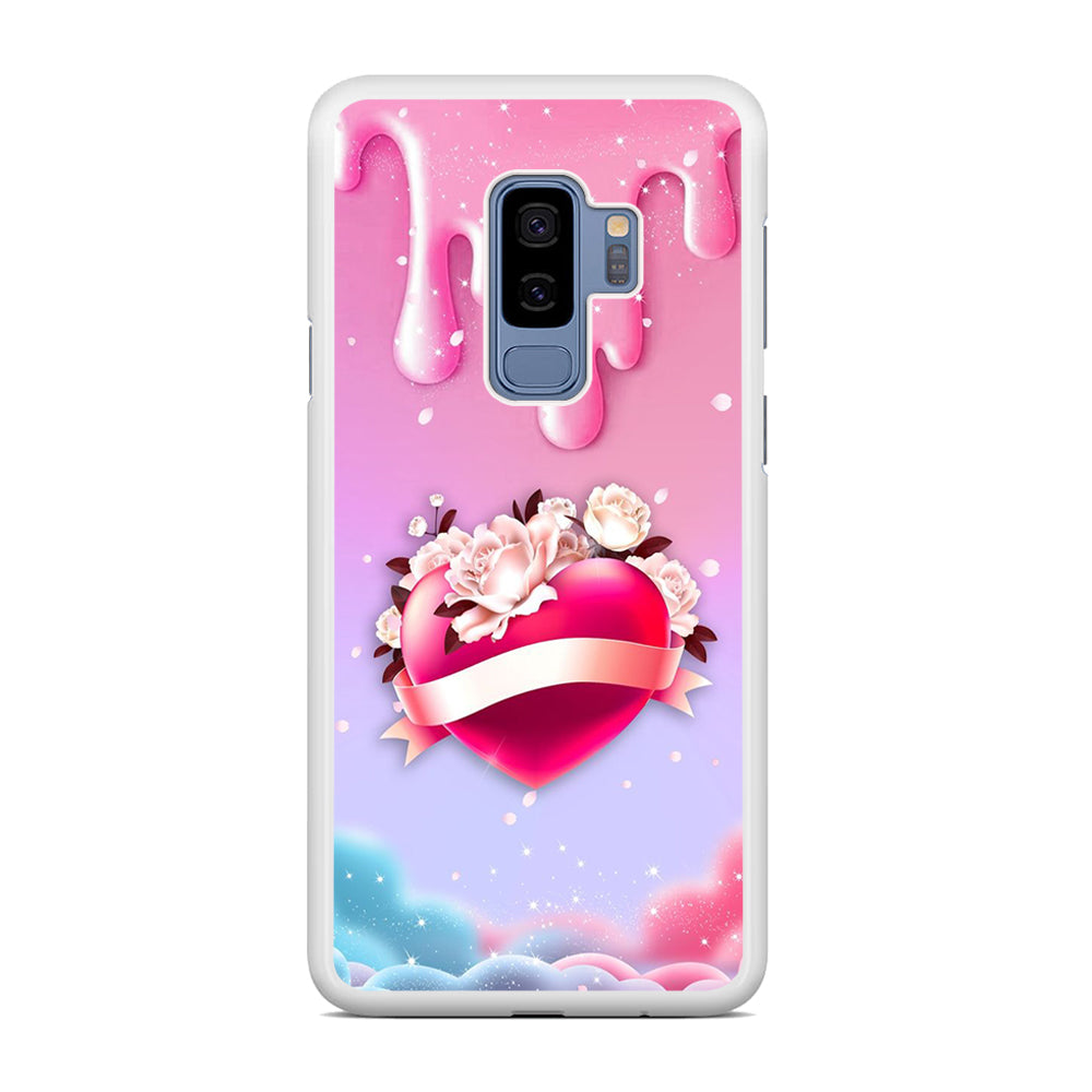 Girly Cute Love Roses Samsung Galaxy S9 Plus Case