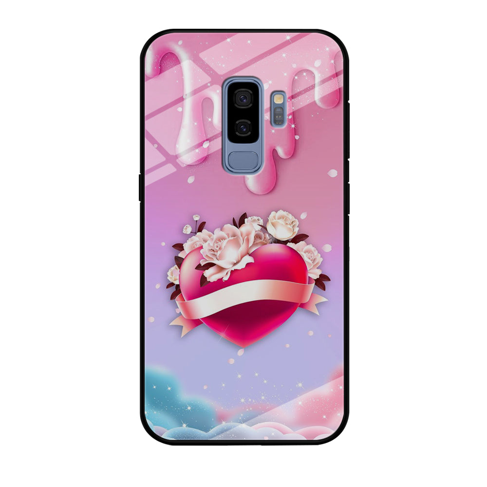 Girly Cute Love Roses Samsung Galaxy S9 Plus Case