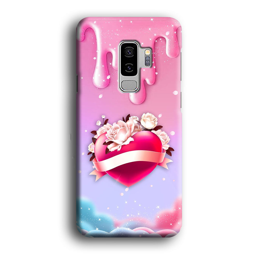 Girly Cute Love Roses Samsung Galaxy S9 Plus Case