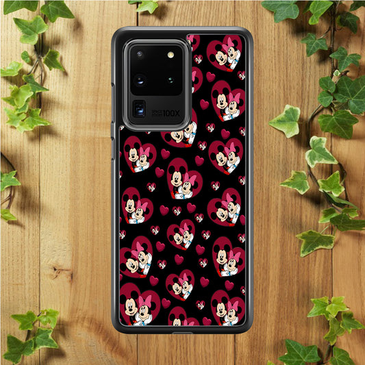 Girly Mickey Mouse Couple Samsung Galaxy S20 Ultra Case