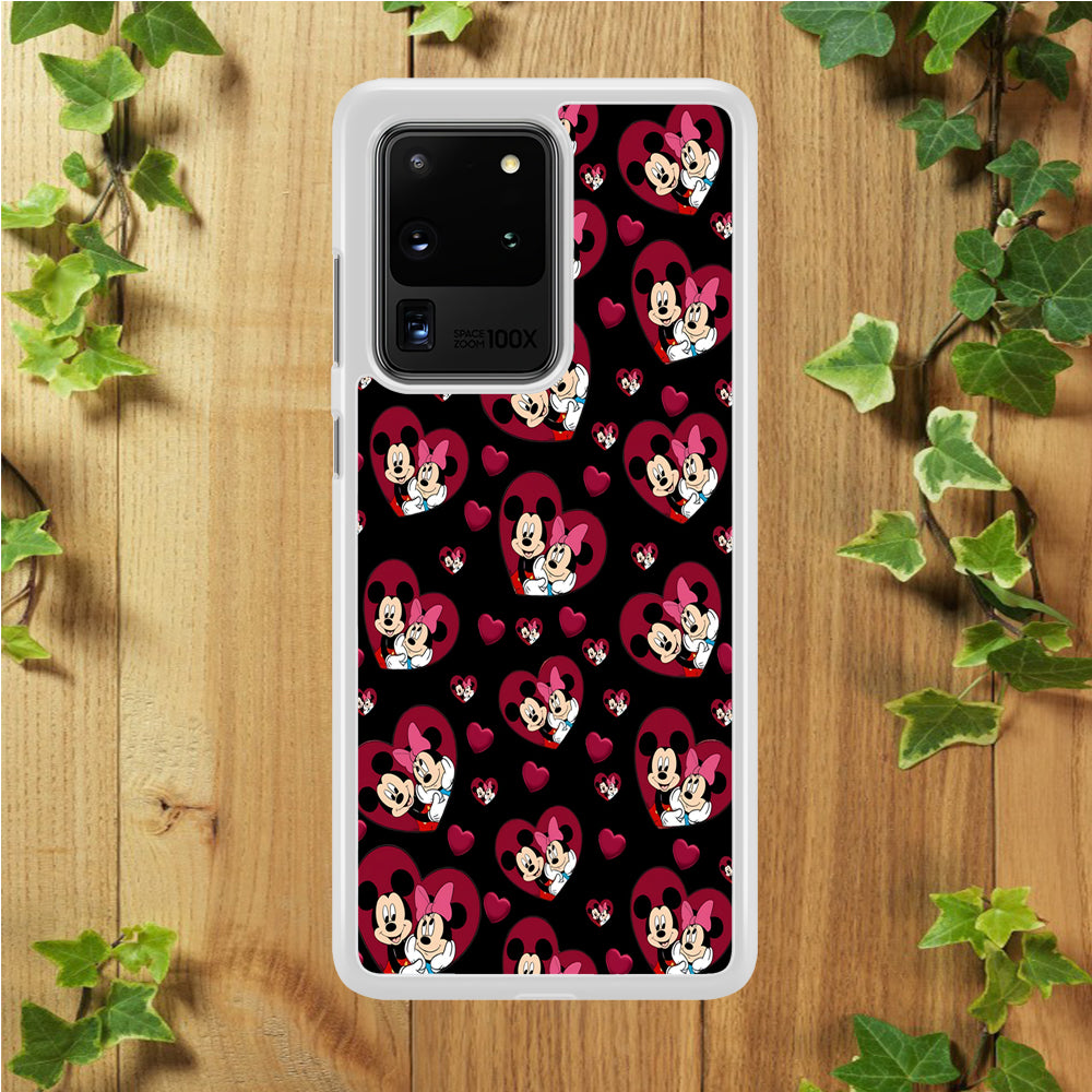 Girly Mickey Mouse Couple Samsung Galaxy S20 Ultra Case