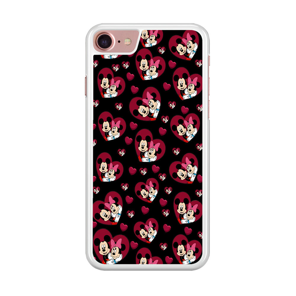 Girly Mickey Mouse Couple iPhone 8 Case