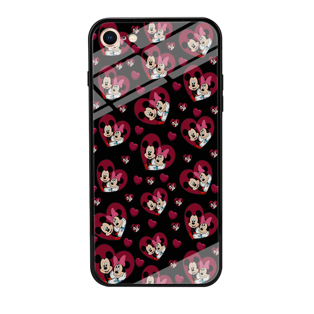 Girly Mickey Mouse Couple iPhone 8 Case